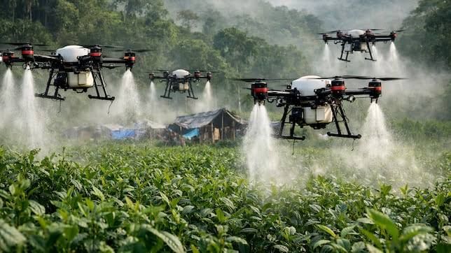 Drones contra cultivos ilícitos